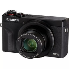 Cargar imagen en el visor de la galería, Canon PowerShot G7 X Mark III, negro, con batería de repuesto